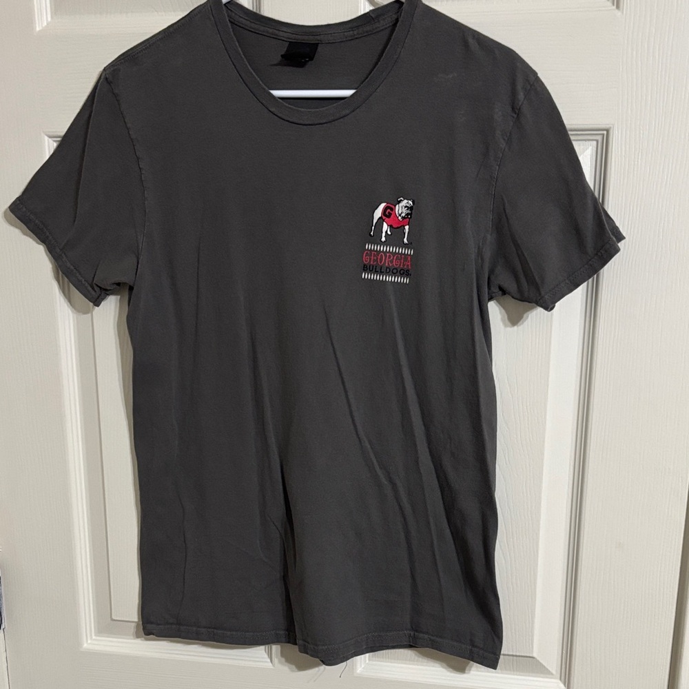 Comfort Colors Dark Gray Bulldog Tee